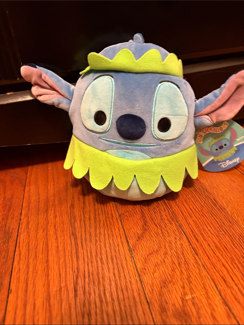 Disney Stitch Plush - Light Blue with Lime Green Accents